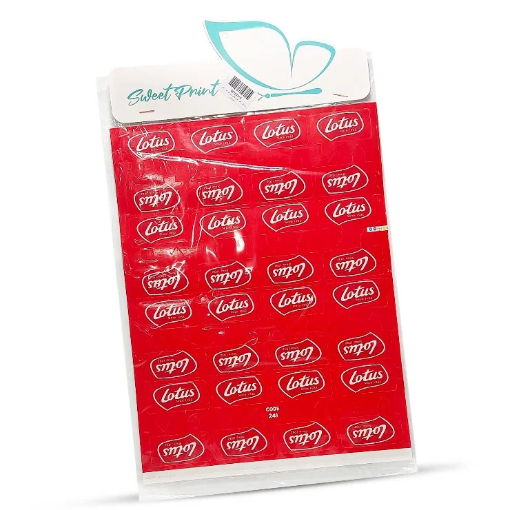 استیکر غیر خوراکی لوتوس کد 241 سوییت