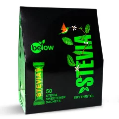 شکر رژیمی (پودر شیرین کننده) استویا بیلو 50 عددی ساشه ای
