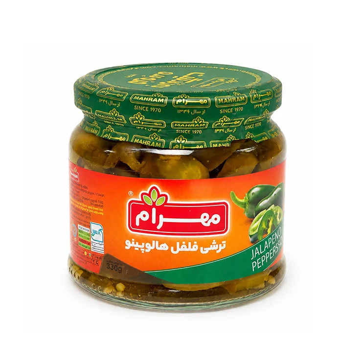 ترشی فلفل هالوپینو 330 گرمی مهرام