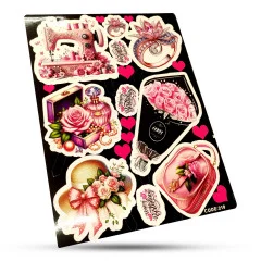 استیکر غیر خوراکی تم زنانه سوییت کد 219