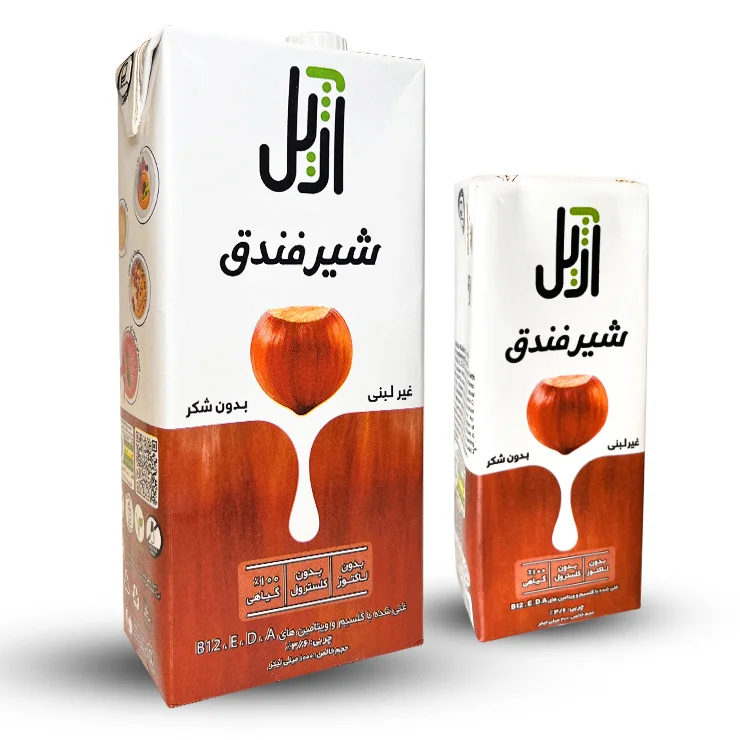 شیر غیر لبنی فندقی آژیل