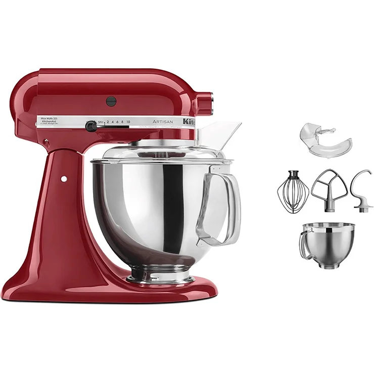 همزن کیچن اید آرتیزان مدل 150 زرشکی (KitchenAid-5KSM150 )