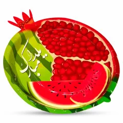 پیش دستی طرح انار یلدا