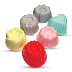 قالب ژله پلاستیکی 6 عددی