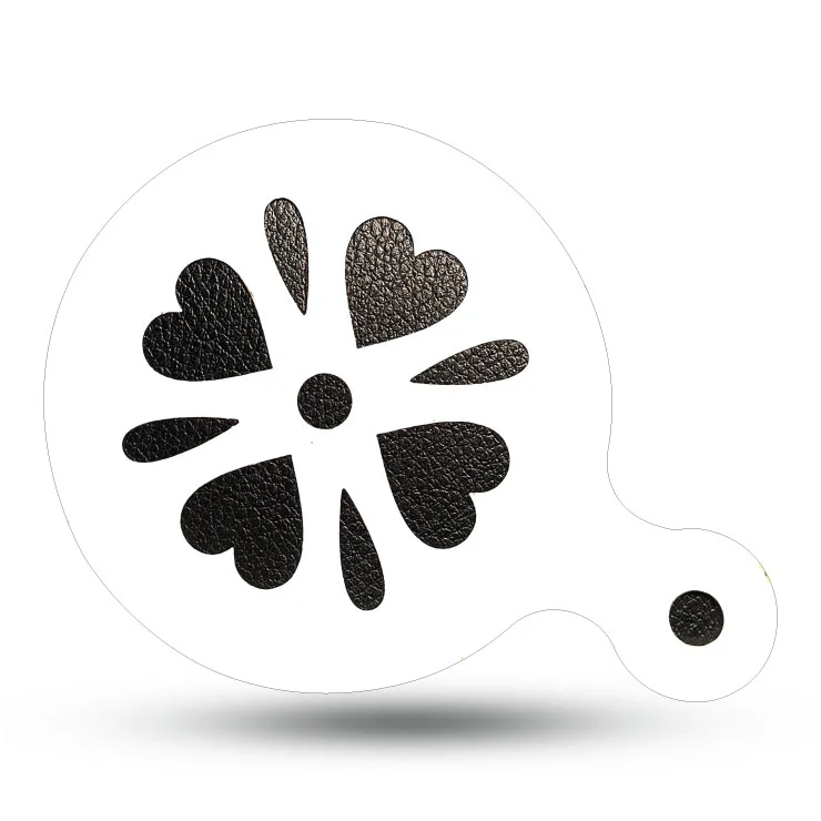 شابلون کیک (استنسیل) قلب کد 6