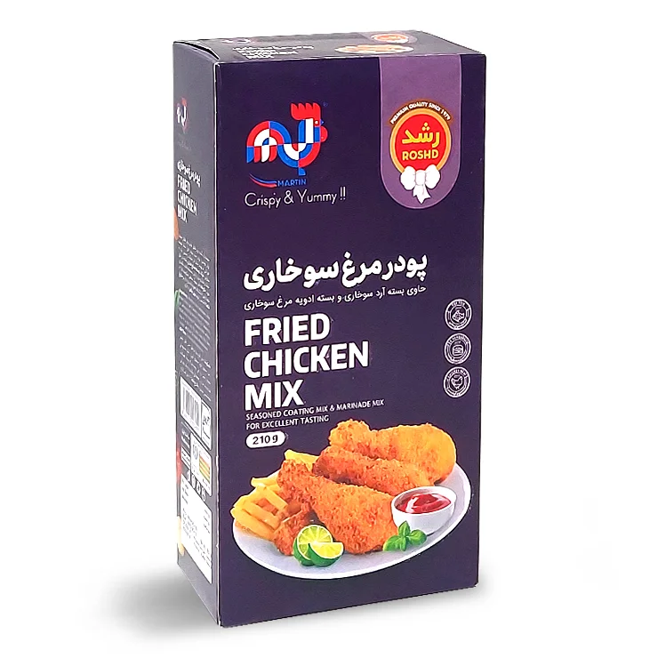 پودر مرغ سوخاری رشد 210 گرمی