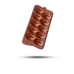 سیلیکون شکلاتی لب 10 عددی
