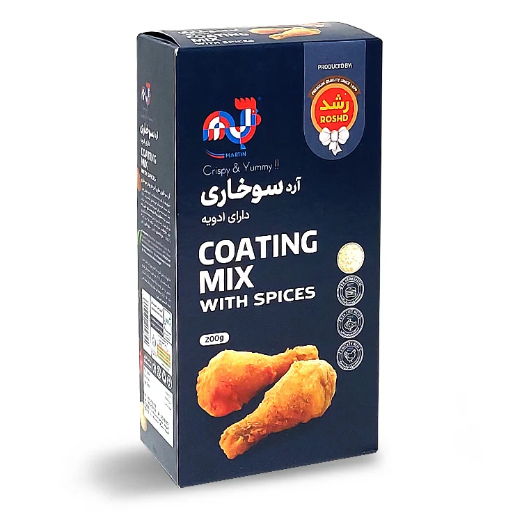 آرد سوخاری دارای ادویه 200 گرمی رشد