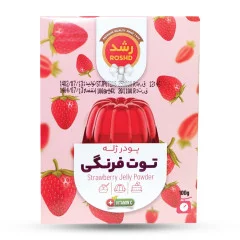 پودر ژله توت فرنگی رشد