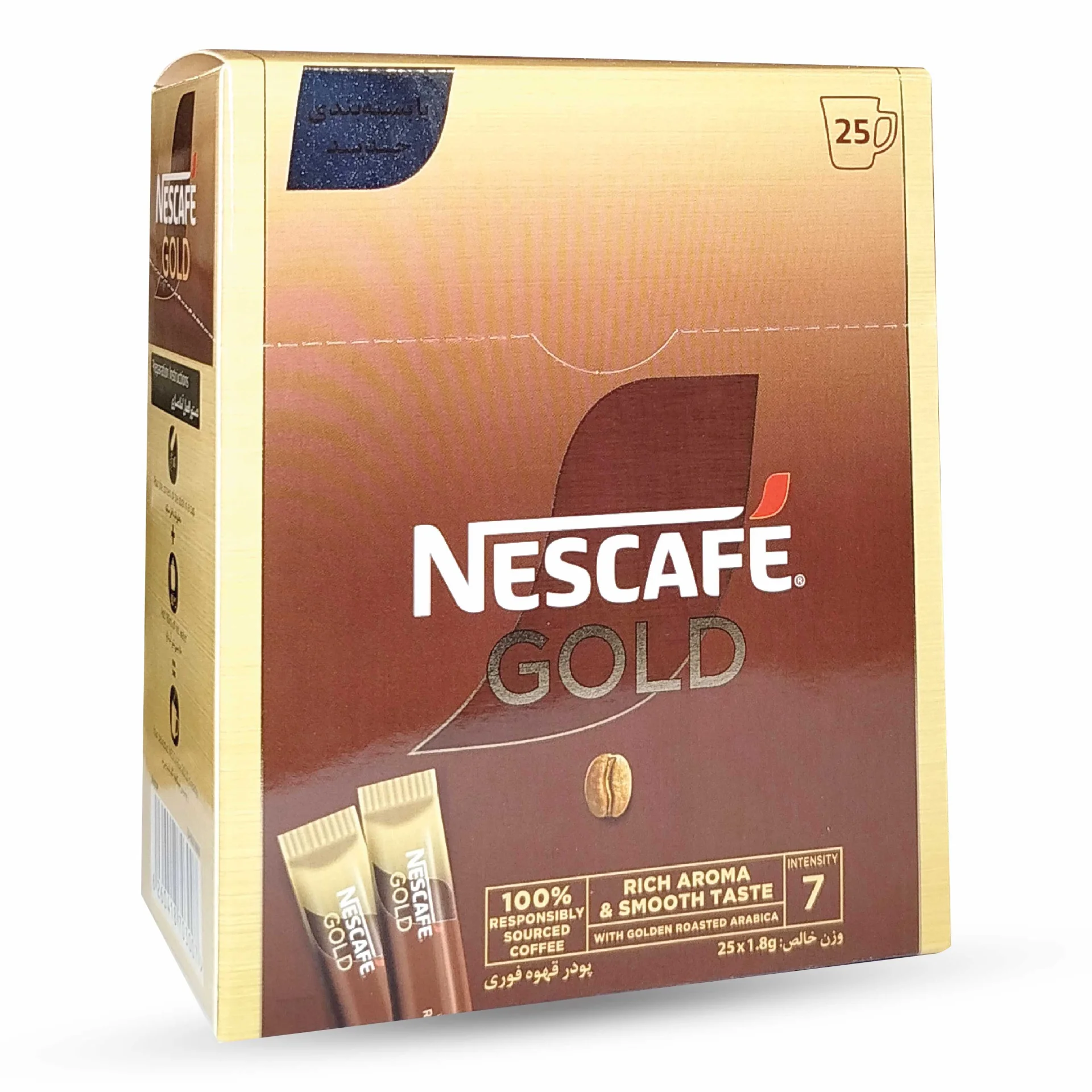 نسکافه گلد ساشه 25 عددی