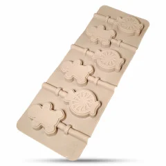 قالب آبنبات سیلیکونی آدمک 6 خانه