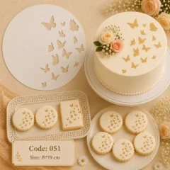 شابلون کیک (استنسیل) کد 51