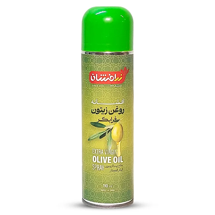 افشانه (اسپری) روغن زیتون فرابکر زر افشان (110 میلی لیتر)