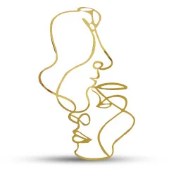 تاپر کیک عاشقانه طلایی کد 095