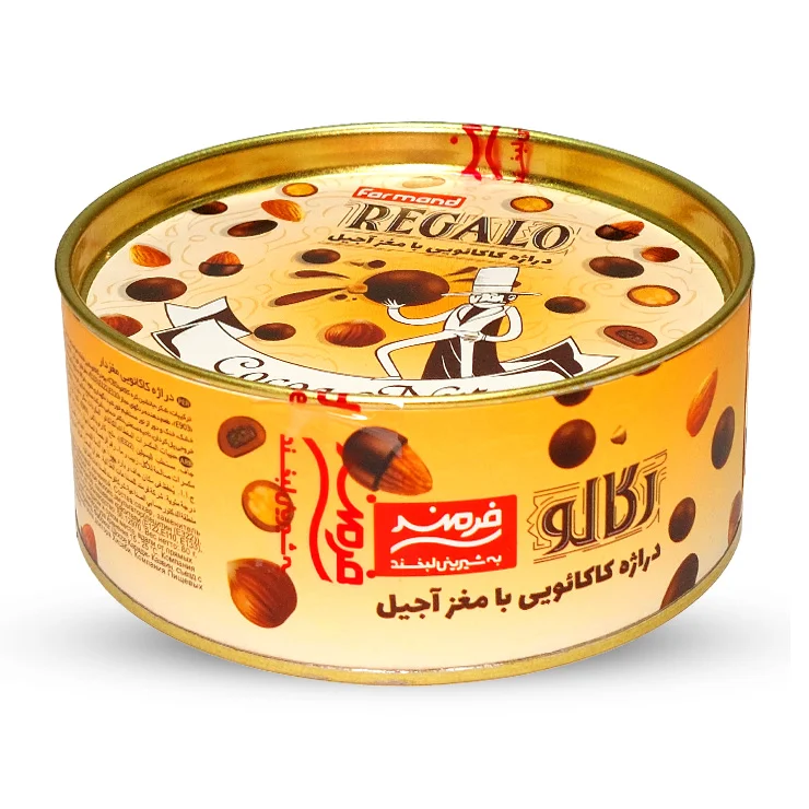 دراژه کاکائویی با مغز آجیل رگالو فرمند