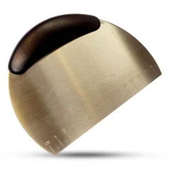 کاردک گاناش کشی نیم دایره دسته مشکی جعبه دار