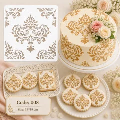 شابلون کیک (استنسیل) کد 8