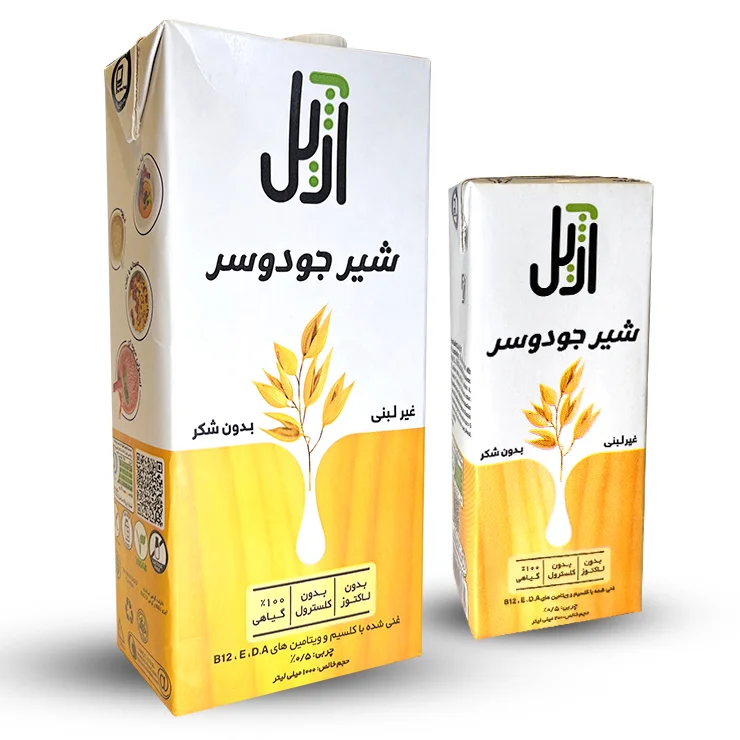 شیر غیر لبنی جو دو سر آژیل