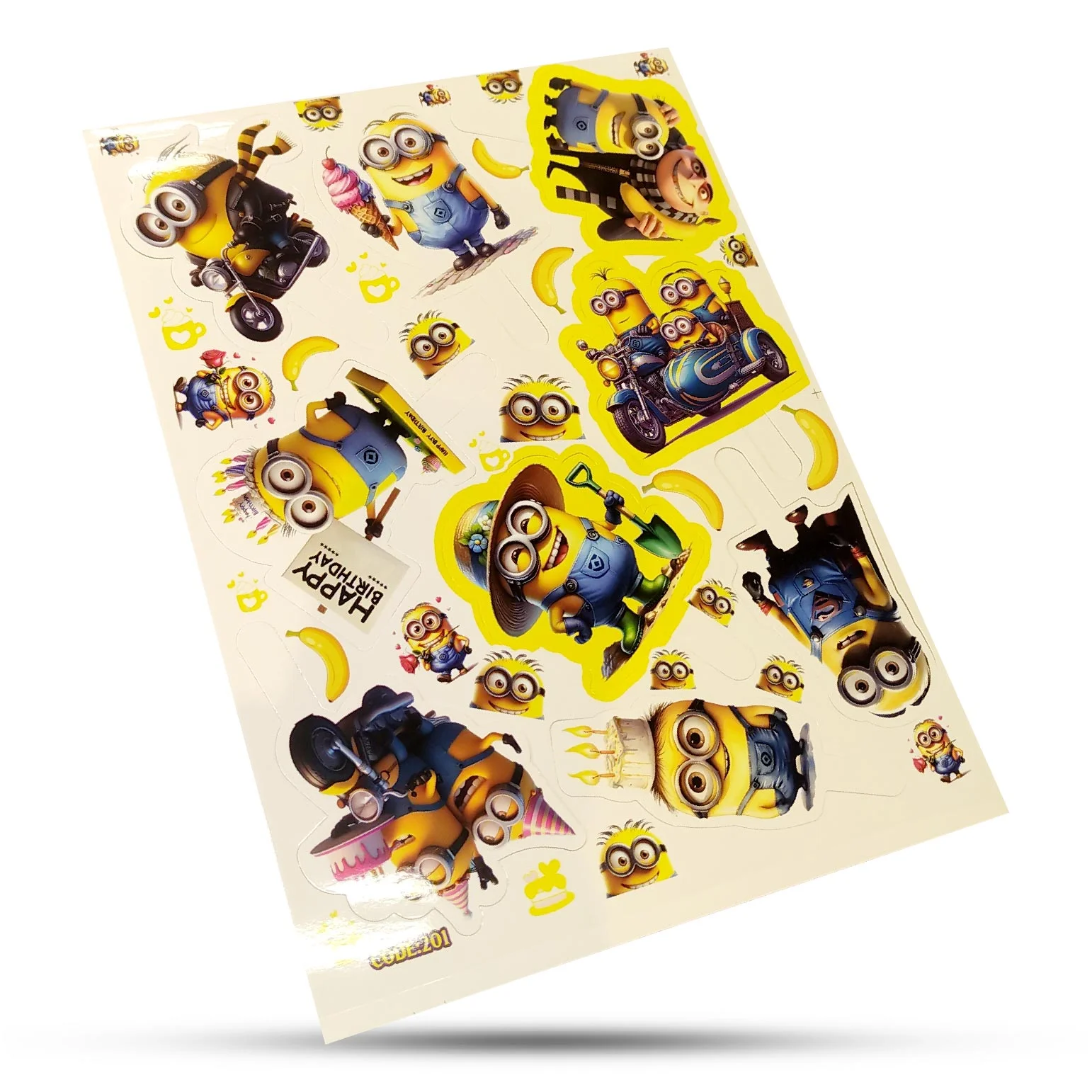 استیکر غیر خوراکی مینیون سوییت کد 201