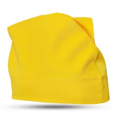 کلاه آشپزی (قنادی) ساده زرد