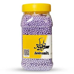 دراژه شکری تزئینی مروارید سحرآمیز یاسی صدفی 600 گرمی
