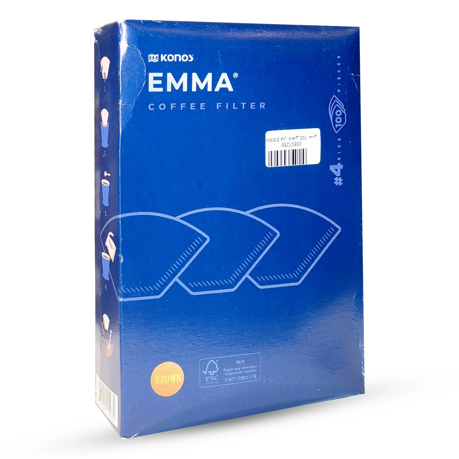 فیلتر کاغذی 100 عددی EMMA