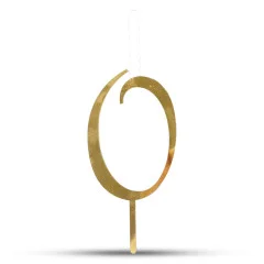 تاپر اعداد شمع دار 0