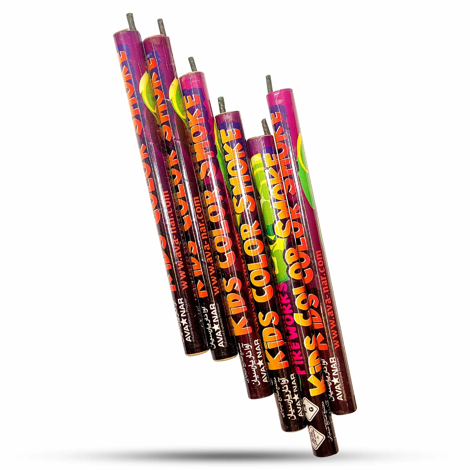 دود رنگی کوچک 6 عددی