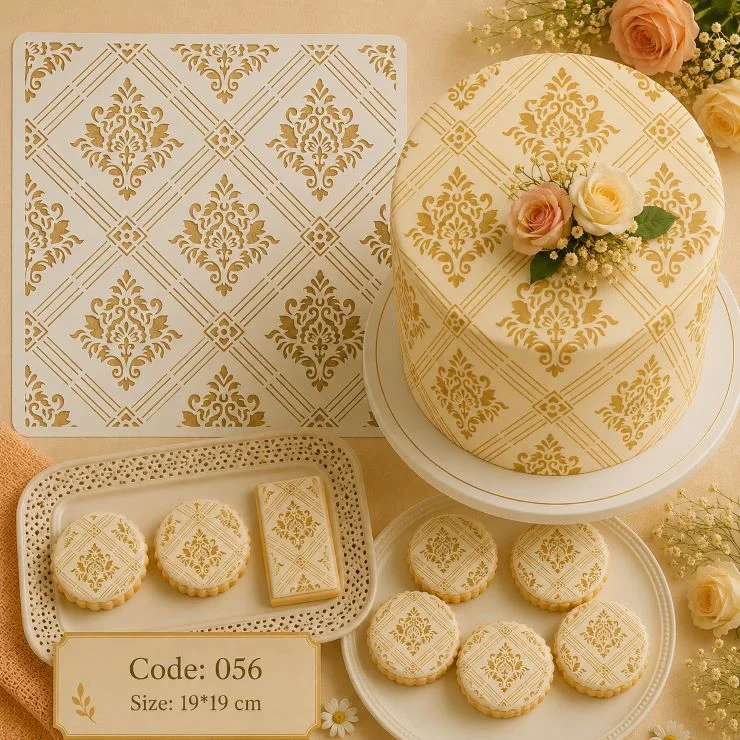 شابلون کیک (استنسیل) کد 56