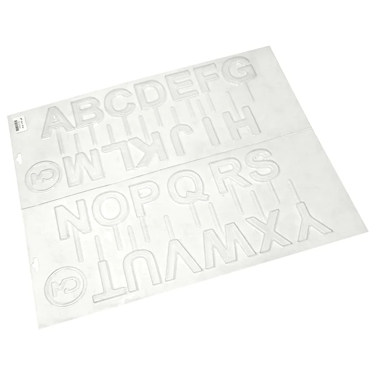 قالب شکلات طلقی حروف