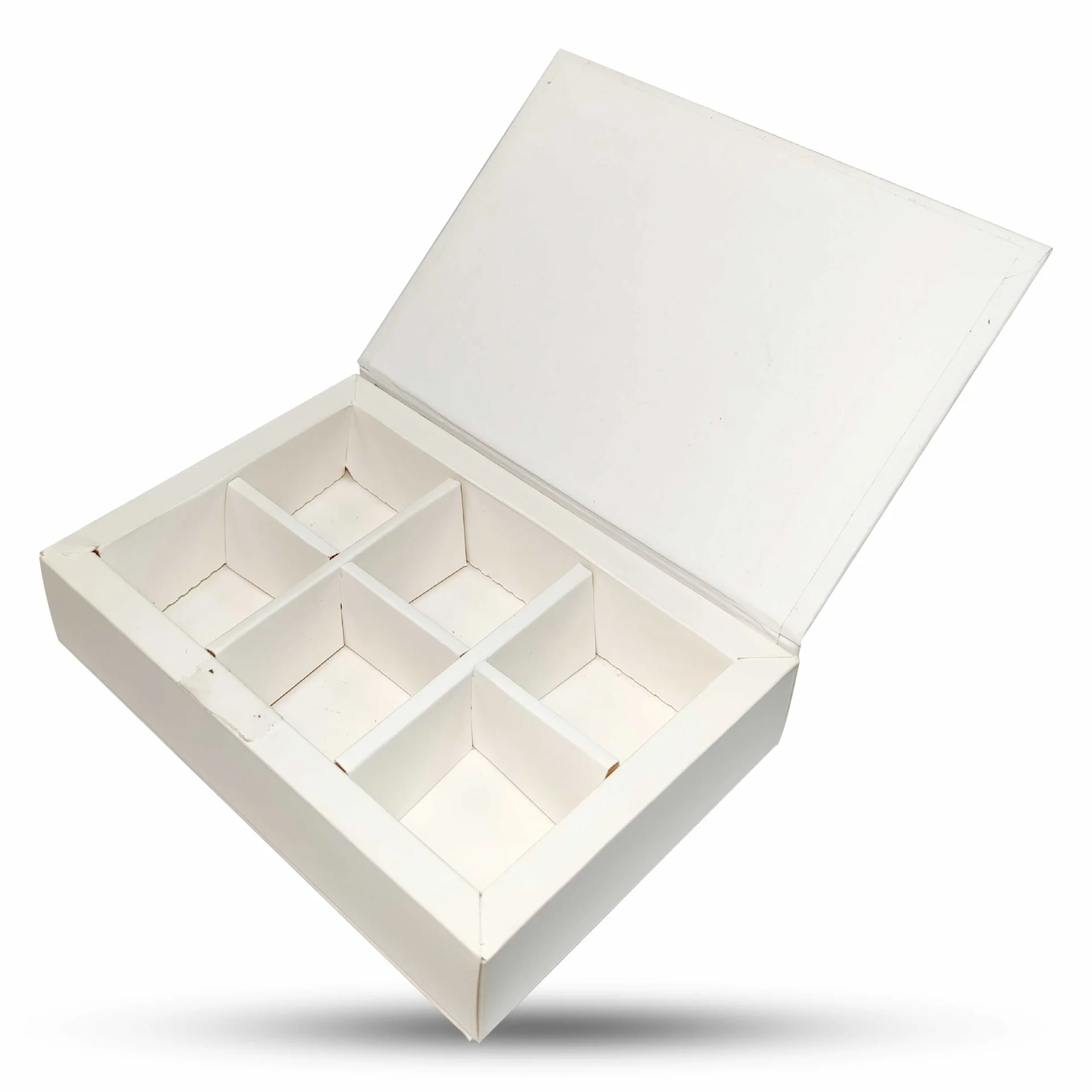 جعبه شکلات هارد باکس مقسم دار 6 عددی