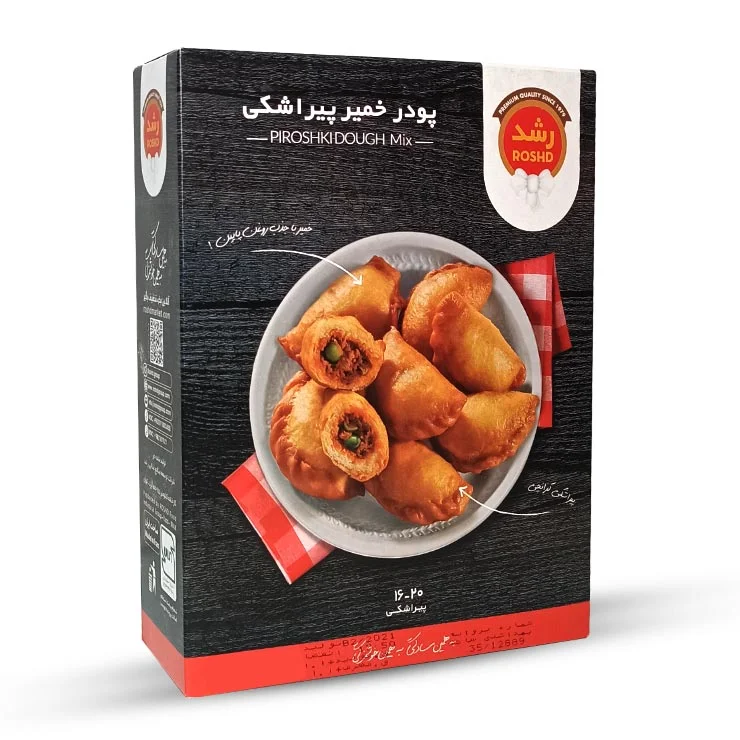 آرد خمیر پیراشکی 480 گرمی رشد