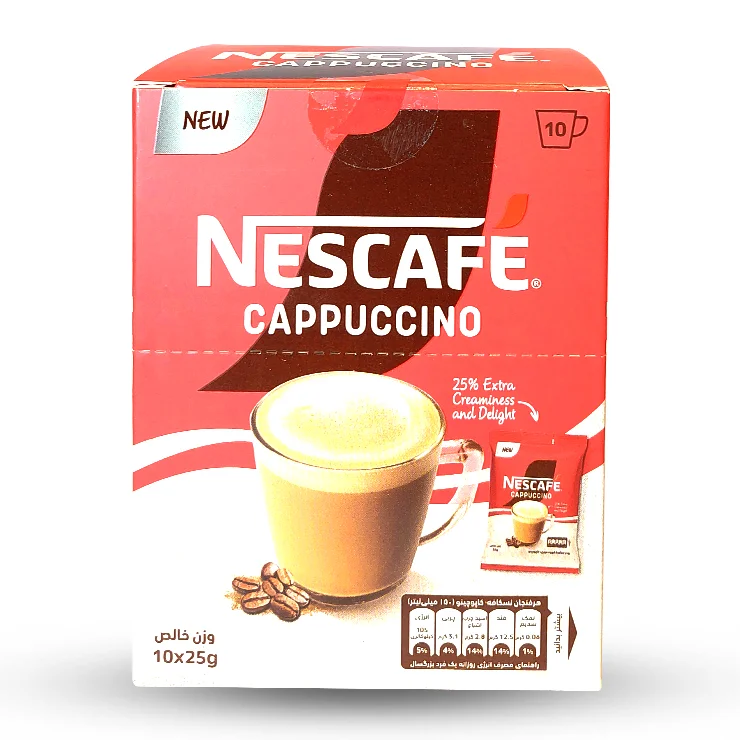 کاپوچینو ساشه 25 گرمی 10 عددی نسکافه