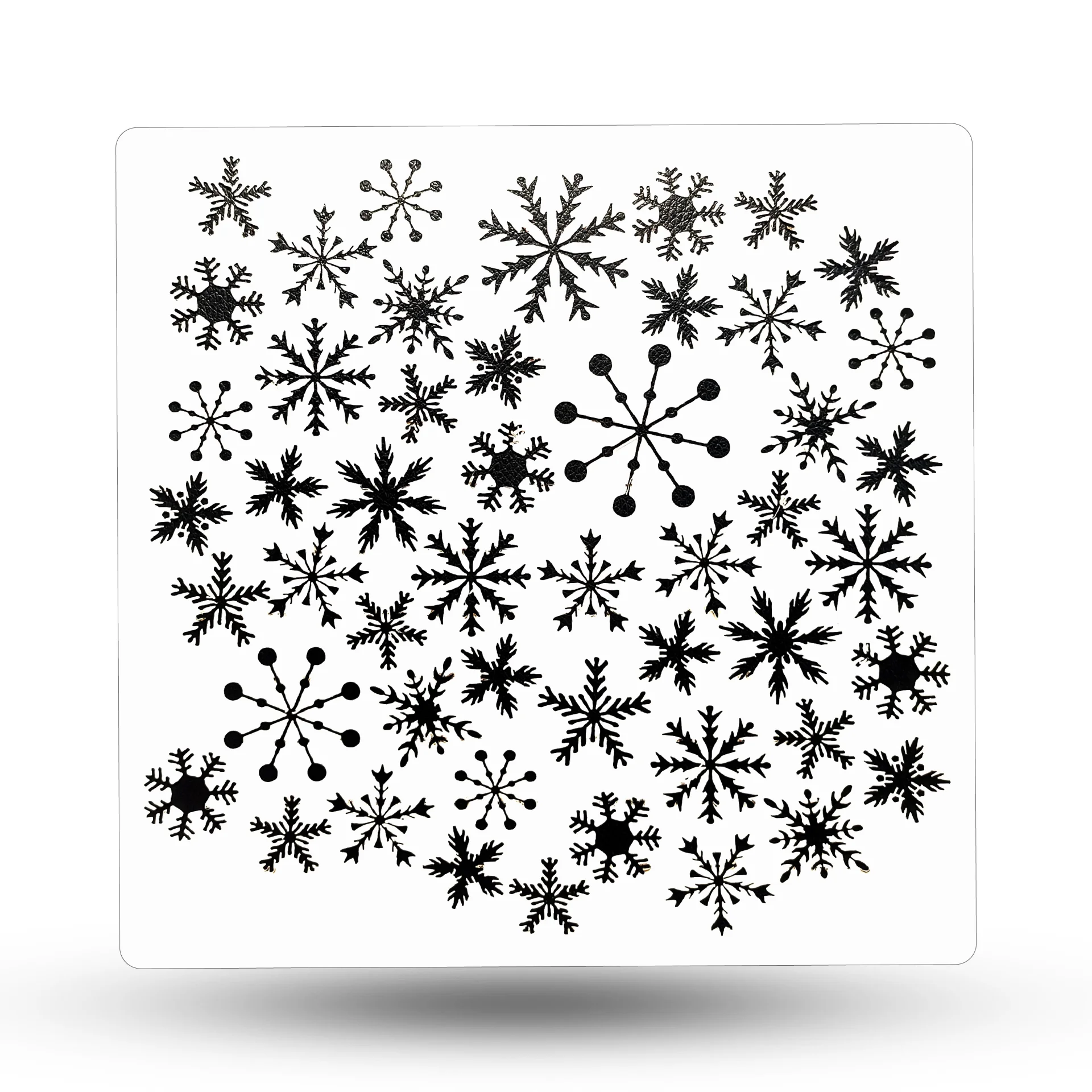 استنسیل کیک (شابلون) برف کد 59
