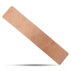 قالب سیلیکونی گارنیش (گیپور) طرح قلب کد 52