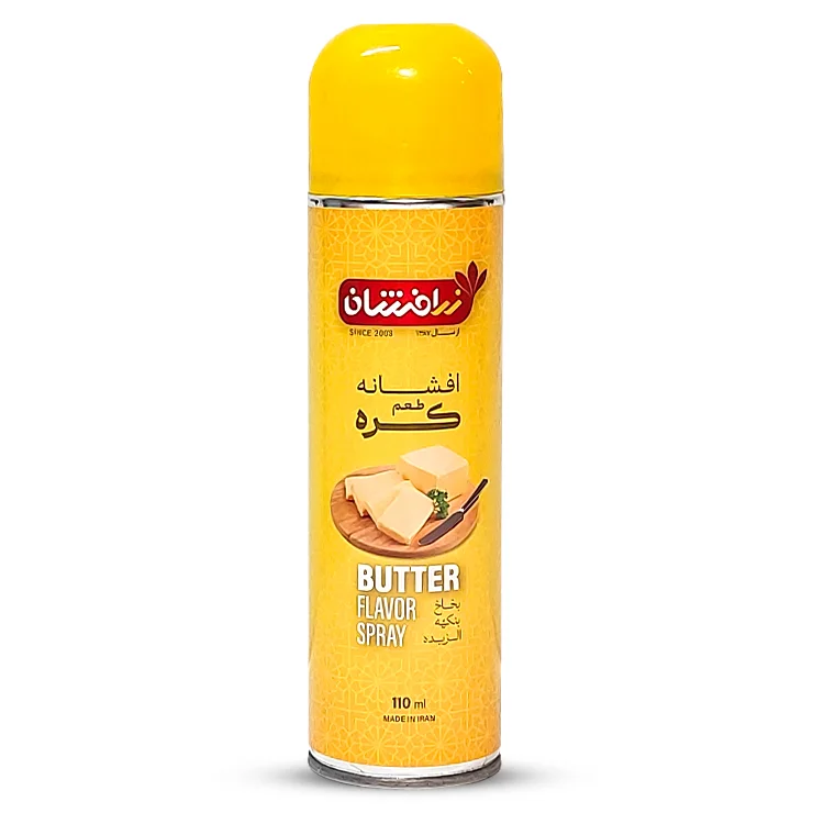 افشانه (اسپری) طعم کره زر افشان (110 میلی لیتر)
