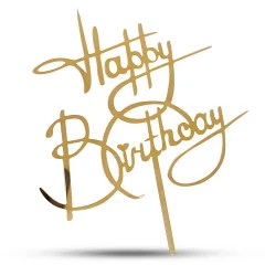 تاپر کیک تولد طلایی کد 102