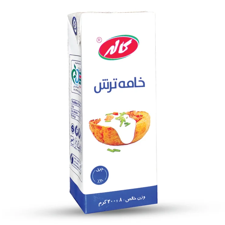 خامه ترش 200 گرمی