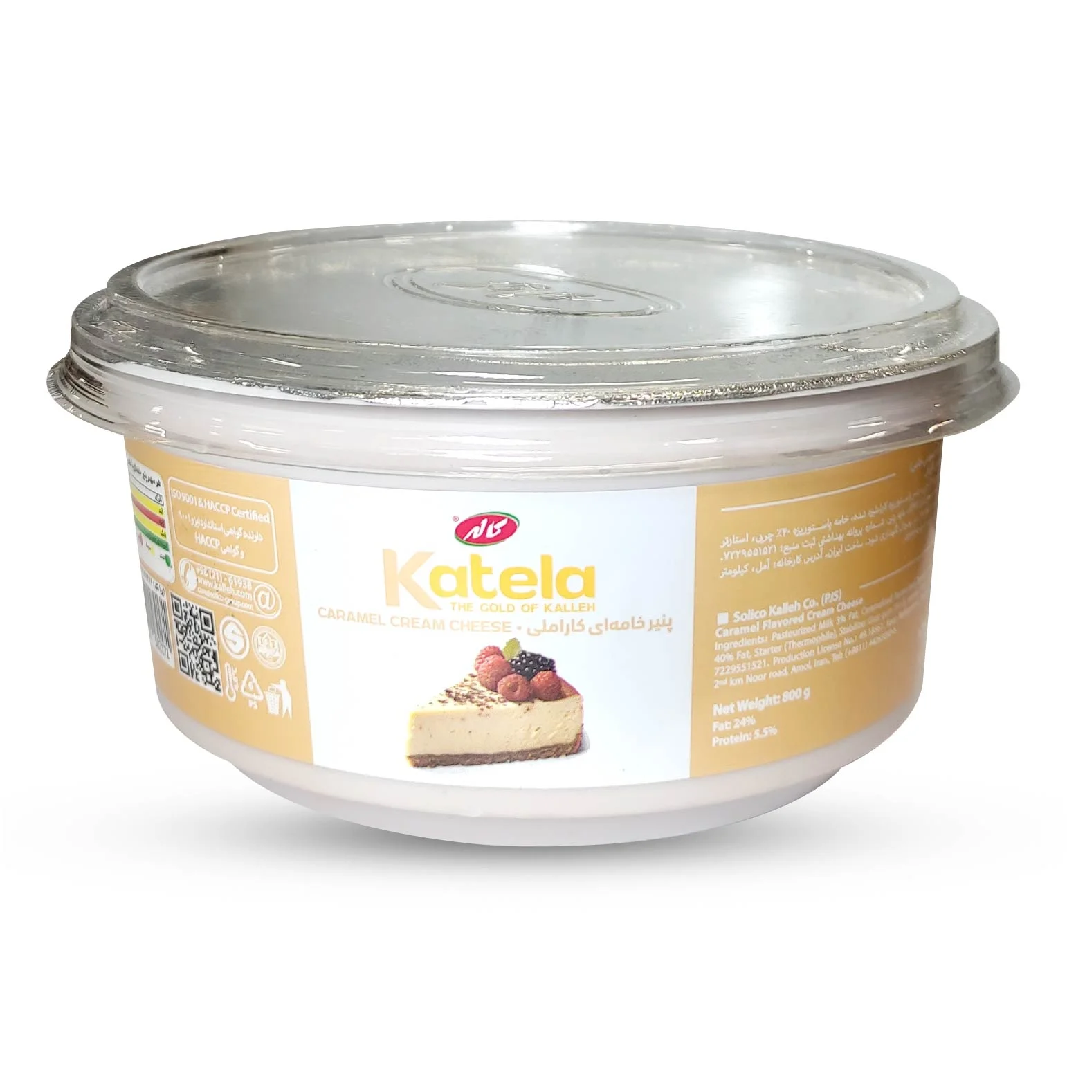 پنیر خامه ای کاراملی 800 گرمی کاله