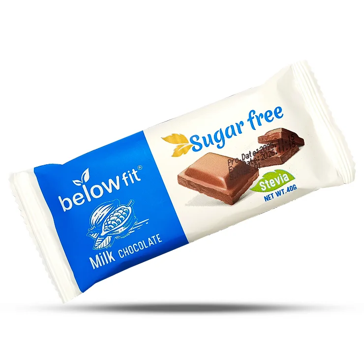 شکلات کاکائو تبلتی 40 گرمی بدون قند بیلو