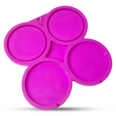 قالب آبنباتی شیکر دایره سیلیکونی 2 عددی