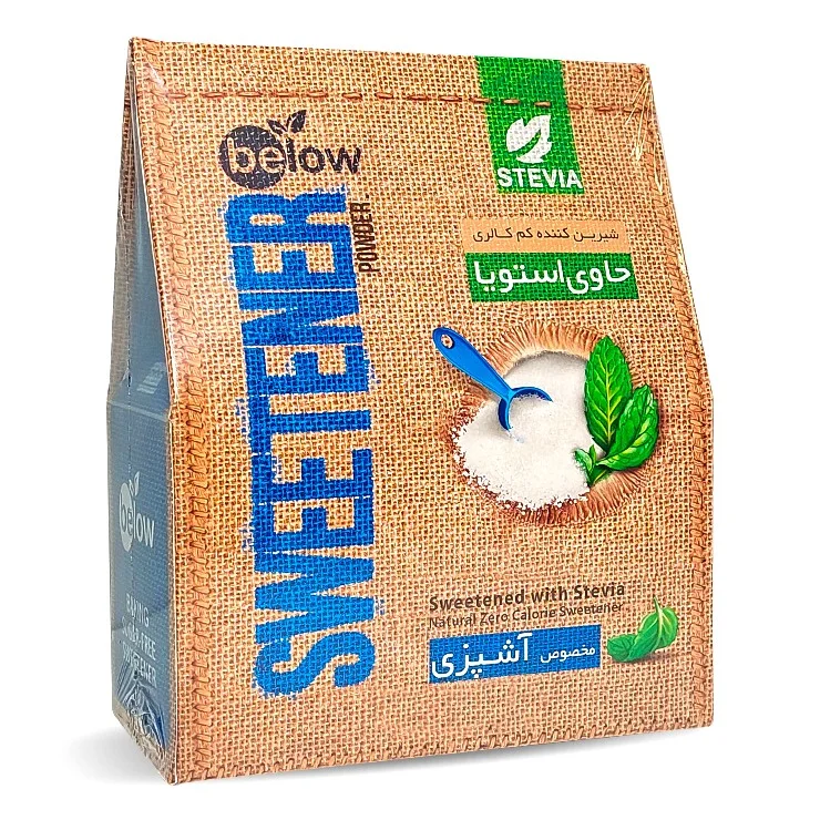 شکر رژیمی (پودر شیرین کننده) استویا برای آشپزی برند بیلو