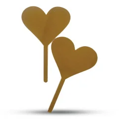 تاپر قلب پایه دار کاپ کیکی کد 1
