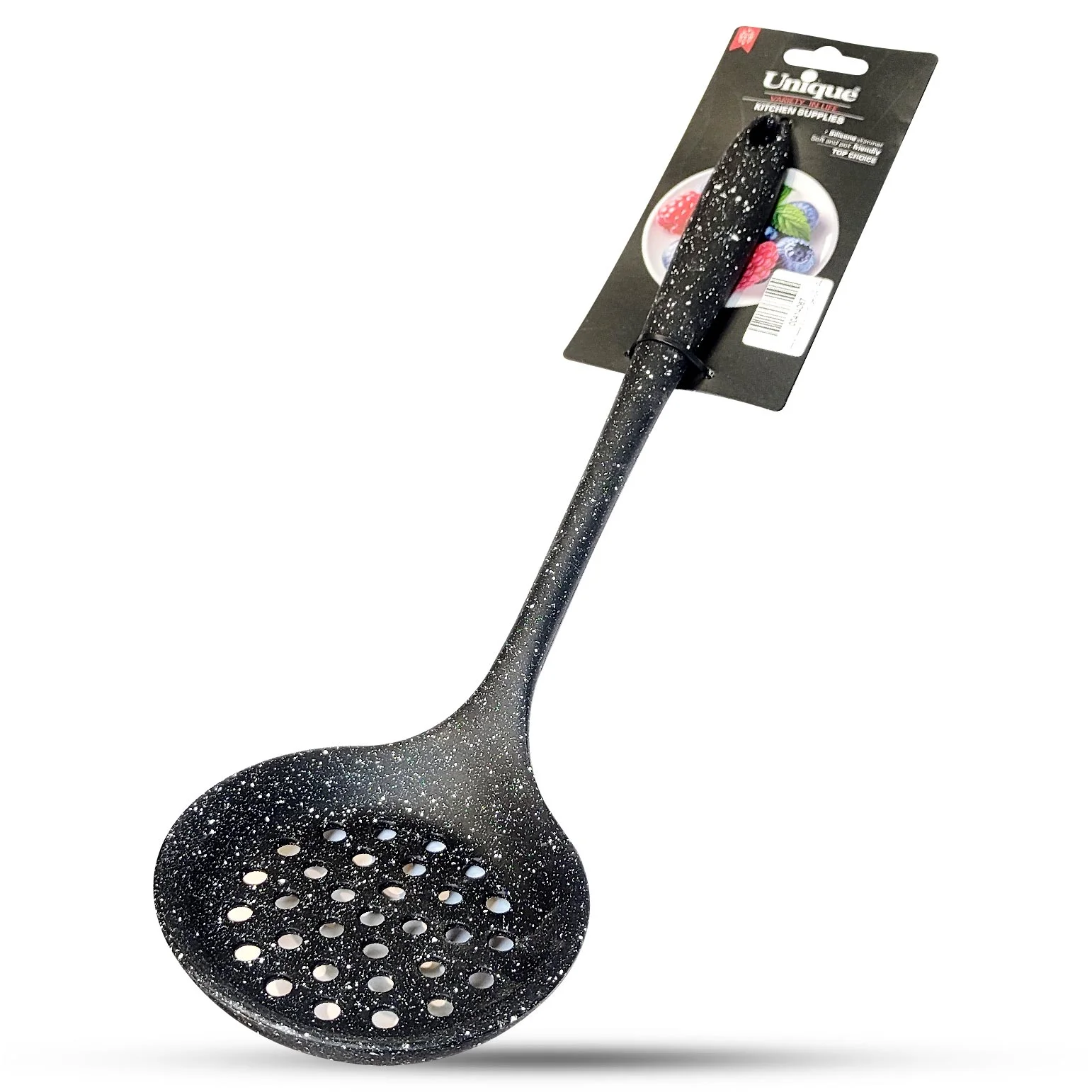 کفگیر گرد سوراخ دار 33 سانت یونیک