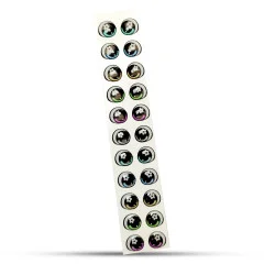 چشم رزینی عروسک 10M کد 40