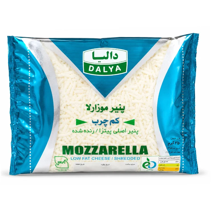 پنیر پیتزا موزارلا کم چرب 250 دالیا