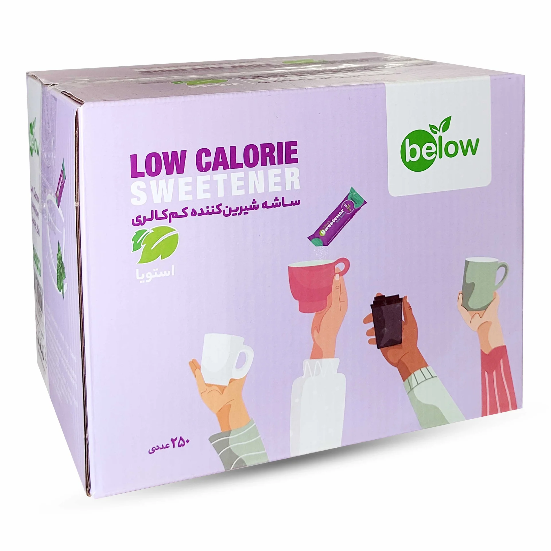 ساشه شیرین کننده کم کالری حاوی استویا بیلو فیت