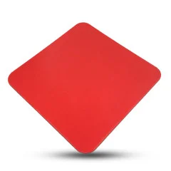 زیرکیکی قرمز (فیبر) چوبی مربع